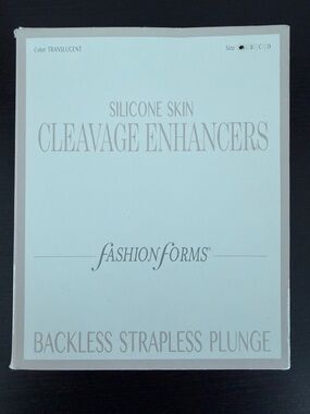Fashion Forms Silicone Skin Cleavage Enhancers Backless Strapless Plunge